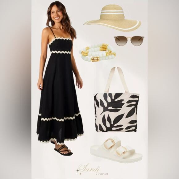 Petal & Pup Yana Maxi Dress S - Picture 7 of 9